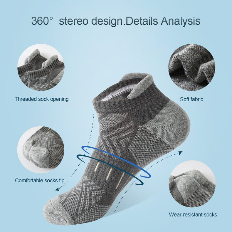 ถุงเท้าข้อสั้นแบบมีเบาะรองรับ  - Ankle Sock Low Cut บทวิจารณ์และราคา